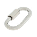 Stainless Steel Quick Links Oval Carabiner Cable Shackle Connector 6mm