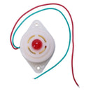 DC 12V 2 Wire Industrial Red LED Flashing Alarm Buzzer 100dB BJ-3 W8W8