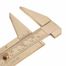 80mm / 3.25in Mini Brass Sliding Gauge Vernier Bead Jewelry Caliper Double Scale