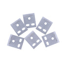 100X.Clear Professional Type Plastic Earring Studs Holder Display Hang Cards  ME