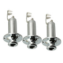3PCS Guitar Strap Lock Jack End Pin Output Input Jack for Bass Guitar