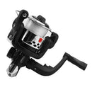 Yumoshi Jl200 Electroplating Fishing Reel Gear Ratio 5.1: 1 Spinning Reel W