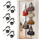 3x Over-the-Door Hooks Hanger Hat Handbag