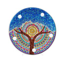 DIY Tree Diamond Painting Light Special Full Drill LED Night Lamp (Blue)
