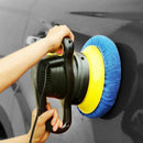 16 Packs Car Polisher Pad Bonnet Set(5 To 6 Inches) Including 12 Packs Micr S3N4