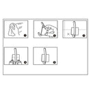 4pcs Hats Hanger Holder Stainless Steel Hooks Self  Strong Load Capacity