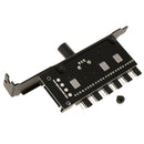 SATA Power 6-Channel Computer PC Cooler Cooling Fan Speed Controller Hub