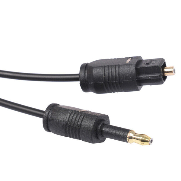 1.96Ft Toslink Male to Mini Plug 3.5mm Male Digital Optical SPDIF Audio Cabl_kz