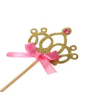 25xGold Unicorn Pink Sipping Straw 10xCake Topper Girls Birthday Party Decor