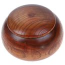 Wooden Yarn Bowl Holder Skeins Knitting Crochet Thread Storage Box with L_