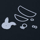 Rabbit Car DIY Metal Stencil for Scrapbooking Embossing Craft Cutting Die
