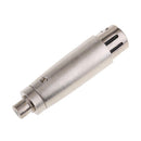 Plated RCA Female to XLR Female Adapter Jack Plug Adapter Converter Plug
