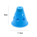 Outdoor Camping Hiking Tent Warning Lamp Cap Anti-Fall Ground Nail (Blue) A
