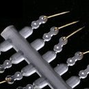 12pcs Bait Spikes with Silicone Ring for Carp Fishing Hair Rigs Hooks 10mm