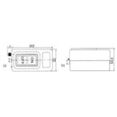 2* Power Push Button Switch 3P 380V 7.5KW 10A Latching ON-OFF BS-230B Heavy Duty