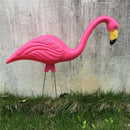 Pink Lawn Pond Flamingo Plastic Garden Party Ornament Decor Looking Down