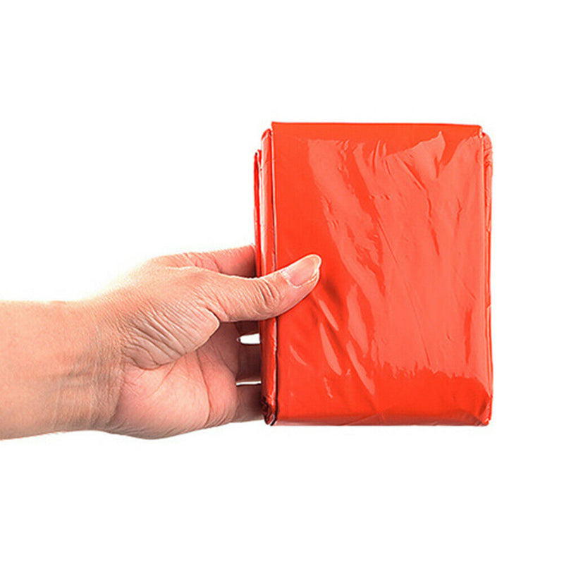 Outdoor Raincoat Disposable Dual Color Thermal First Aid Survival Raincoat A