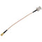 RG316 6inch RF pigtail BNC male plug pin to SMC female straight Cable jumpe C2V5
