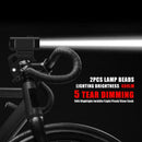 Waterproof Bicycle Lights USB Charging Cycling Flashlight  Bike Front Lamp