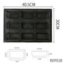 9 Cavity Silicone Bread Form Non Stick Mini Loaf Baking Pan Tray Tin Mold