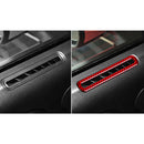 For Ford Mustang 2015-2019 Carbon Fiber Door Air Conditioner Vent Trim Stickers