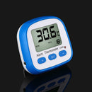 Portable Magnetic Back Digital Display Thermometer with LCD Indicator Alarm