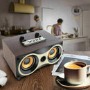 Desktop Portable Wooden Wireless Speaker Subwoofer Stero Bluetooth Speakers
