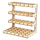 DIY Wooden Paint Rack Ink Storage Organizer 4-layer 60-grid