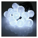 20 LED 4.8M Crystal Ball Solar Powered Outdoor Fairy String Lights for Gard