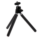 Universal Compact Extra-long Extended Mini Tripod Stand for Phone  black