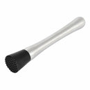 Striated Stainless Steel Cocktail Drink Mortar Mixer Bar 20cm long
