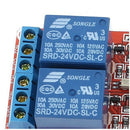 DIY 2-CH High/Low Level Relay Expansion Circuit Board Module DC 24V Z5L6