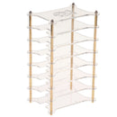 Clear Acrylic Cluster Case 7 Layer Shelf Stack For Raspberry Pi 3/2 B and B+