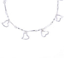 Fashion Women Hollow Love Heart Anklet Adjustable Chain Bracelet Jewelry GiftOZ