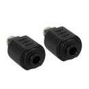 2 Packs Optical 3.5mm Female Mini Jack Plug To Digital Toslink M Audio Adap