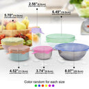 Silicone Stretch Lids - 12 Pcs Ultimate Instalids Silicon Cover For Various B9V7