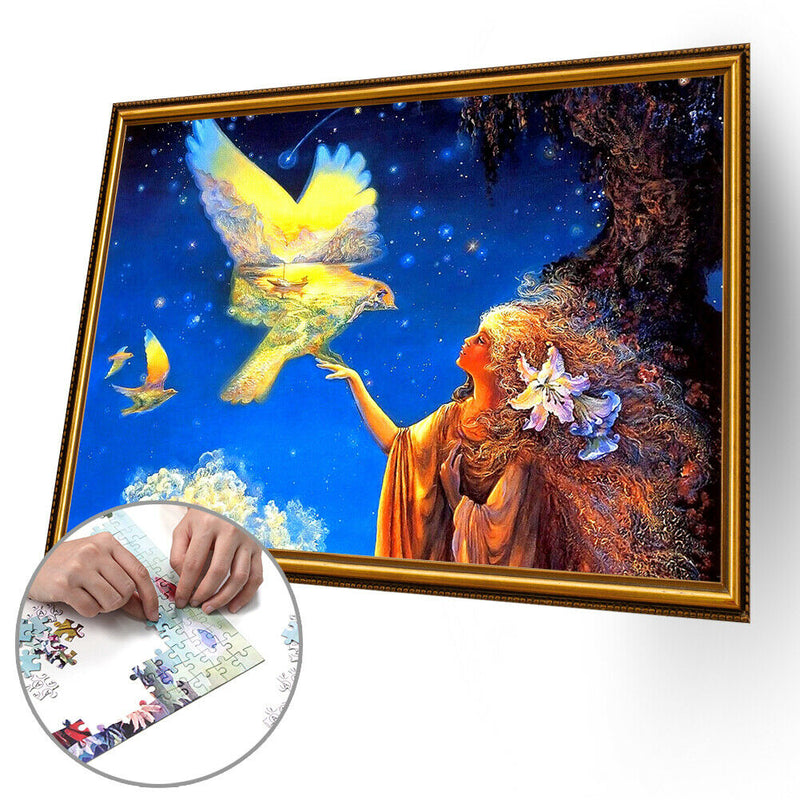 1000pcs DIY Girl and Pigeon Jigsaw Puzzle Children Adults Picture Toys Gift