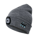 Wireless Bluetooth Music Hat Winter Knitted Earphone Beanie Cap with LED Light