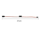 2pcs Receiver Extra Channel Extended Cable with Power Switch for RC Cars