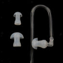 Anti-Radiation Mono Earphone Acoustic Air Tube Mic 3.5mm Headphone Clear