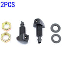 2x Spray Nozzle Wiper Washer Water Injector Car Windshield Window Glass Clean
