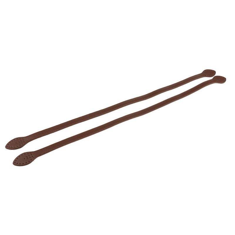 2pcs Handbag Leather Strap Handles Replacement Holder Bag Accessories Brown