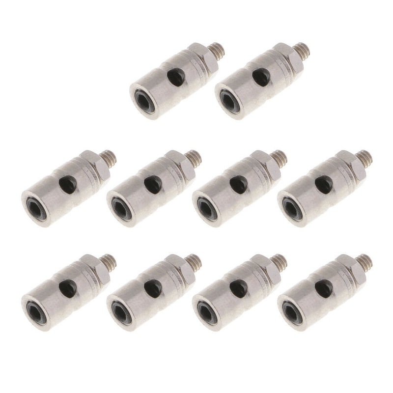 10pcs Adjustable Pushrod Connector Linkage Stoppers 1.8mm for RC Plane Accs