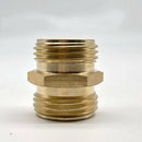 5pcs Two-Way Male Connector Garden Hose Adapter 3/4 Brass Connector vcf UFK