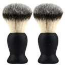 2x Professional Men's Soft Shaving Brush Salon Barber Wet Lather Soap Foam