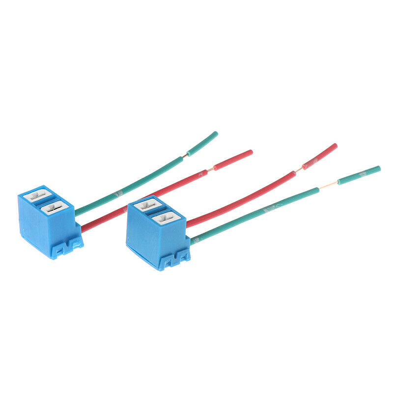 2Pcs H7 Headlight Bulb Socket Cceramic Lamp Base Car Connector Plug Soc zq