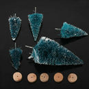 5pcs Snowflakes Mini Artificial Christmas Tree Festival Ornament Decoration V9I2