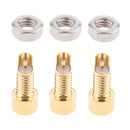 3lot Pure Copper Headset Connector MMCX Socket Screw Nut Earphone Headphones