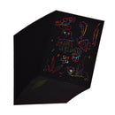 50pcs 32K Scratch Art Paper Drawing Kit DIY Doodle Template Painting Toys