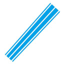 1 Pair Vinyl Car Stickers Long Stripe Hood Bonnet Decals Graphics Auto Styling